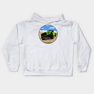 RAPTOR LIME Kids Hoodie